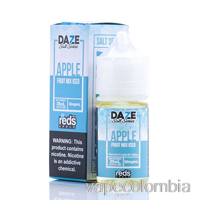 Mezcla De Frutas Heladas Desechable Para Vape - E-jugo De Manzana Roja - 7 Sal Daze - 30ml 50mg